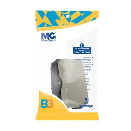 Imagem de Interruptor simples MarGirius B3 Pérola