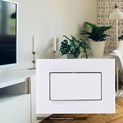 Imagem de Interruptor Simples P/ Moveis Sleek Branco Margirius