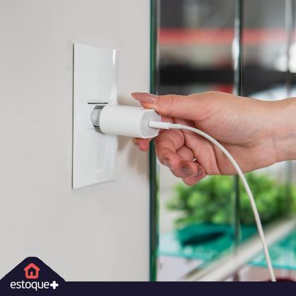 Imagem de Interruptor Simples Tomada 10a 4x2 Branco Linha Beleze Enerbras