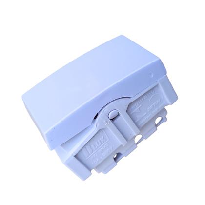 Imagem de Interruptor Simples Vertical Branco Completo Linha Home Blux