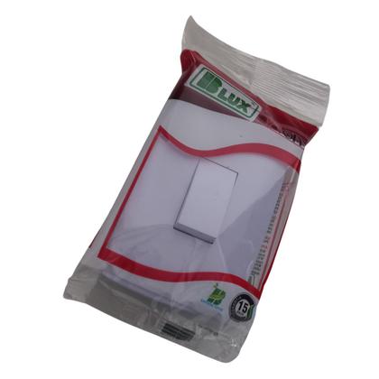 Imagem de Interruptor Simples Vertical Branco Completo Linha Home Blux