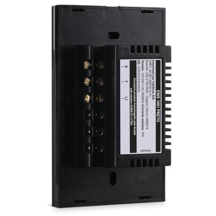 Imagem de Interruptor smart 1 tecla wi-fi touch 1 ews 1001 preto - intelbras