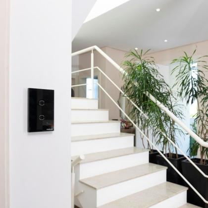 Imagem de Interruptor Smart Inteligente Touch Wi-fi Intelbras 2 Tecla Ews 1002