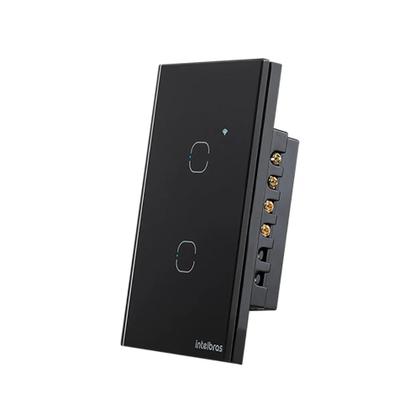 Imagem de Interruptor Smart Inteligente Touch Wi-fi Intelbras 2 Tecla Ews 1002
