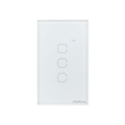 Imagem de Interruptor Smart-Inteligente Wifi Touch3 Intelbras EWS1003BR