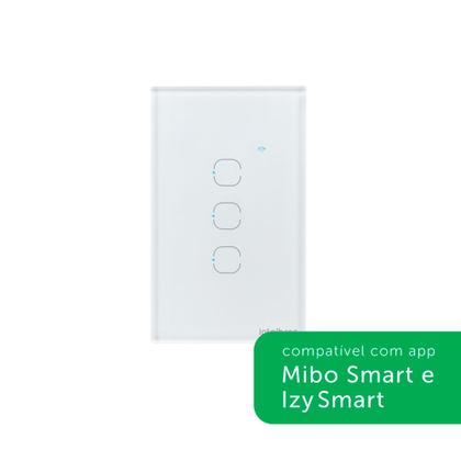 Imagem de Interruptor Smart-Inteligente Wifi Touch3 Intelbras EWS1003BR