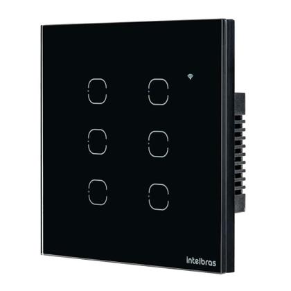 Imagem de Interruptor Smart Touch Intelbras Wifi Preto