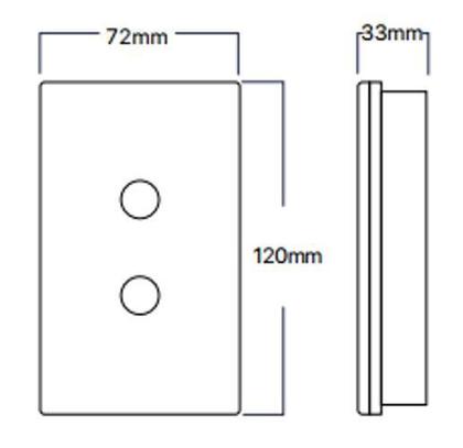 Imagem de Interruptor Smart Touch Wifi Google 1 Tecla - Branco