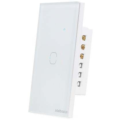 Imagem de Interruptor Smart Wi-Fi Touch 1 Tecla EWS 1001 Branco Intelbras