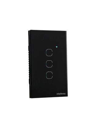 Imagem de Interruptor Smart Wi-fi Touch 3 Preto Mis 1003 4850056