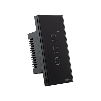 Imagem de Interruptor smart wi-fi touch 3 tecla ews 1003 preto