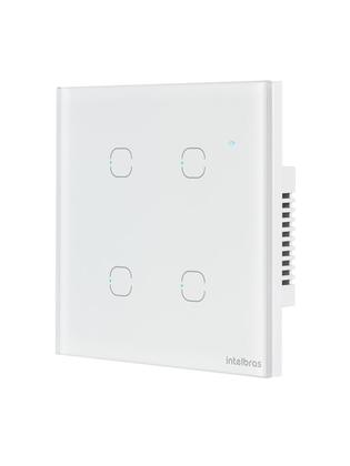 Imagem de Interruptor Smart Wi-fi Touch 4 Teclas Ews 1004 Branco 4850029