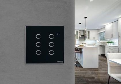 Imagem de Interruptor Smart Wifi Touch 6 Teclas Ews 1006 Intelbras Branco