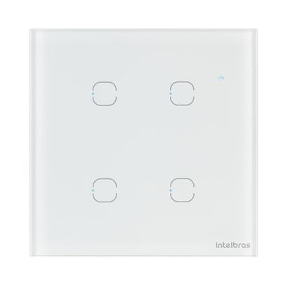 Imagem de Interruptor Smart Wifi Touch Branco Ews 1004 Intelbras