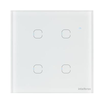 Imagem de Interruptor Smart Wifi Touch Branco Ews 1004 Intelbras