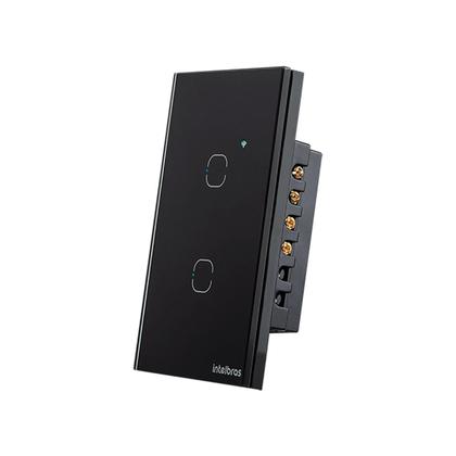Imagem de Interruptor SMART Zigbee Touch 2 Preto EZS 1002 4850048