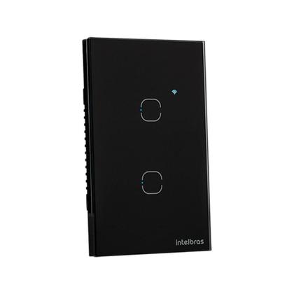 Imagem de Interruptor Smart Zigbee Touch 2 Preto Ezs 1002 4850048