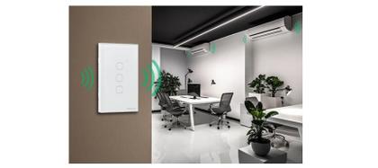Imagem de Interruptor Smart Zigbee Touch 3 Branco Ezs 1003 Tecla Touch