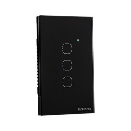 Imagem de Interruptor Smart Zigbee Touch 3 Preto Ezs 1003 4850049