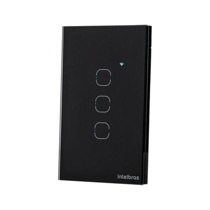 Imagem de Interruptor Smart Zigbee Touch 3 Preto Ezs 1003 4850049