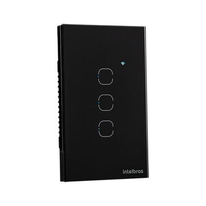 Imagem de Interruptor Smart Zigbee Touch 3 Preto Ezs 1003 4850049