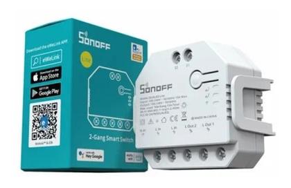 Imagem de Interruptor Sonoff 2ch Wifi Dual R3 Lite 