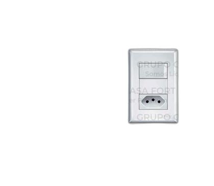 Imagem de Interruptor + Tomada 10A/20A - Kit 4x2 - Modulare