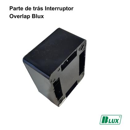 Imagem de Interruptor tomada de sobrepor 1 tecla simples preta Blux