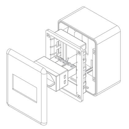 Imagem de Interruptor tomada de sobrepor 1 tecla simples preta Blux