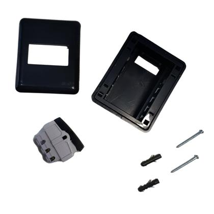 Imagem de Interruptor tomada de sobrepor 1 tecla simples preta Blux