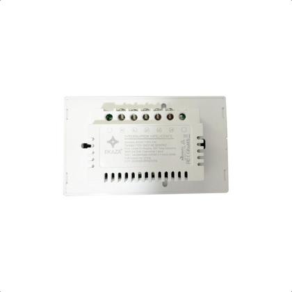 Imagem de Interruptor Touch 2.5D Inteligente 3Botões Wifi -Branco