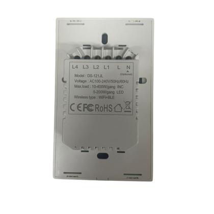 Imagem de Interruptor Touch 2 Canais Smart Branco Wifi Alexa Google