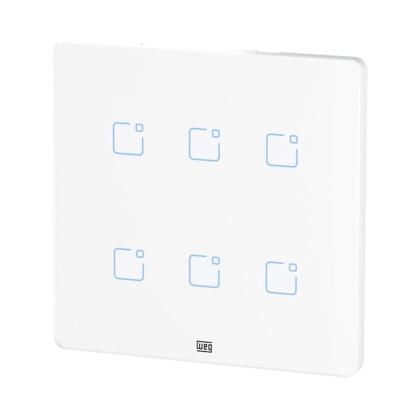 Imagem de Interruptor touch 6 botoes wi-fi rf br 4x4 weg home