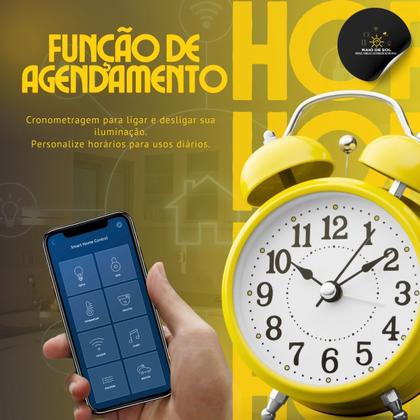 Imagem de Interruptor Touch Inteligente Wi-Fi EKAZA  2 Botões Branco