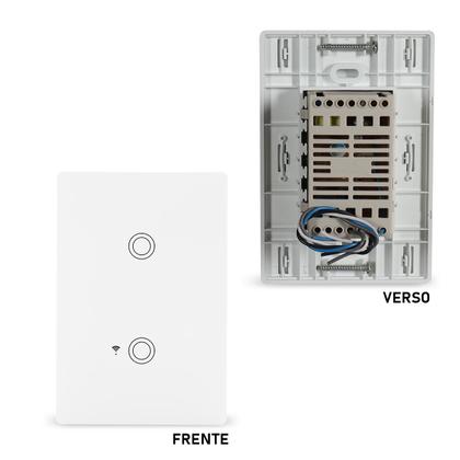 Imagem de Interruptor Touch IOT Inteligente Wi-Fi 2 Botão Alexa Margirius