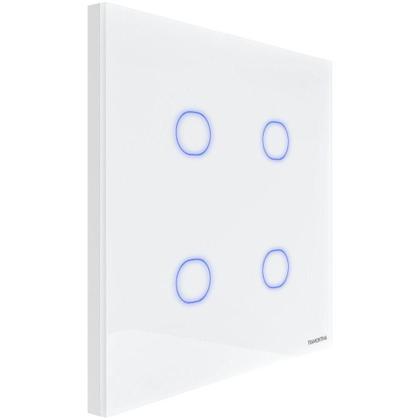 Imagem de Interruptor Touch Smart 4x4 Tramontina Branco 4 Canais Tramontina