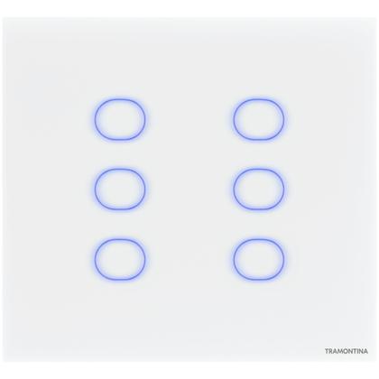 Imagem de Interruptor Touch Smart 4x4 Tramontina Branco 6 Canais