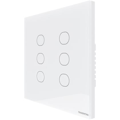 Imagem de Interruptor Touch Smart 4x4 Tramontina Branco 6 Canais