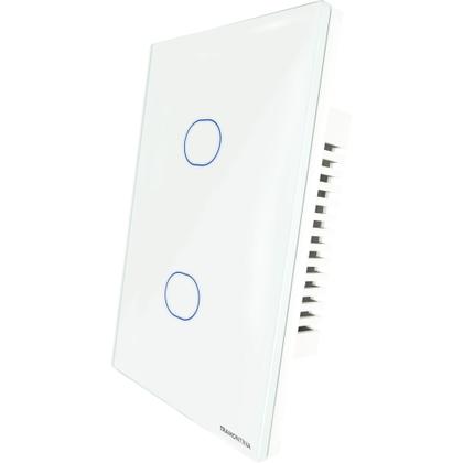 Imagem de Interruptor Touch Smart Tramontina Branco 2 Canais