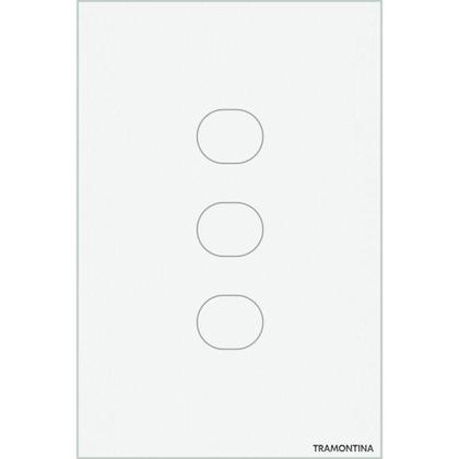 Imagem de Interruptor Touch Smart Tramontina Branco 3 Canais Tramontina