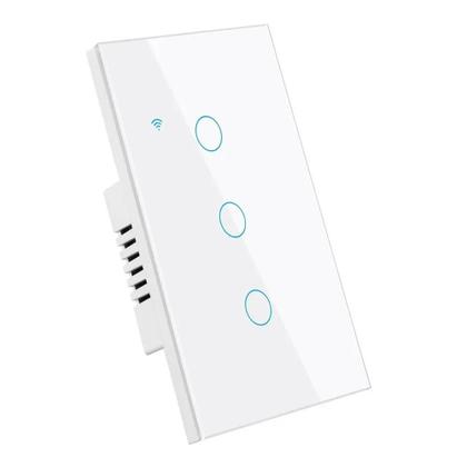 Imagem de Interruptor Touch Smart WiFi Tuya Requer Fio Neutro Dos EUA 1/2/3/4 Gang Alexa Google Home
