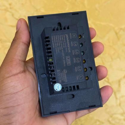 Imagem de Interruptor Touch Wi-Fi com 2 Botões Novadigital Preto LITE-WS2
