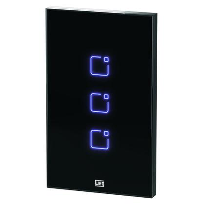 Imagem de Interruptor Touch Wi-fi + RF Com Placa 4X2 Whome