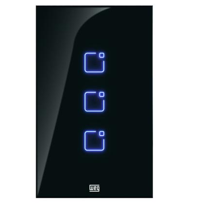 Imagem de Interruptor Touch Wi-fi + RF Com Placa 4X2 Whome