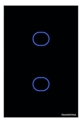 Imagem de Interruptor Touch Wi-fi Smart 2 Canais Alexa Tramontina