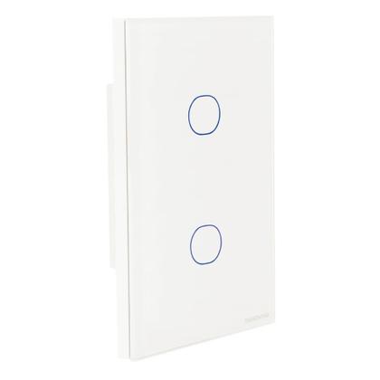 Imagem de Interruptor Touch Wi-Fi Smart Tramontina Branco com 2 Canais