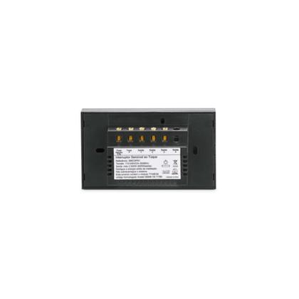 Imagem de Interruptor Touch Wifi 4x2 3 Módulos Preto Smarteck