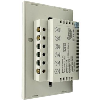 Imagem de Interruptor Touch Zigbee com 1 Botão Novadigital ZTS-1