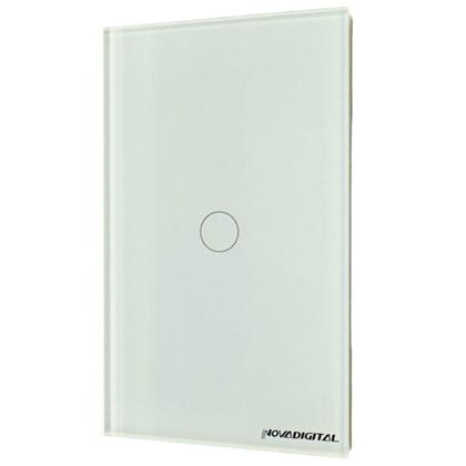 Imagem de Interruptor Touch Zigbee com 1 Botão Novadigital ZTS-1