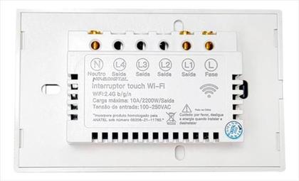 Imagem de Interruptor Touch Zigbee Inteligente Smart 1 Botão